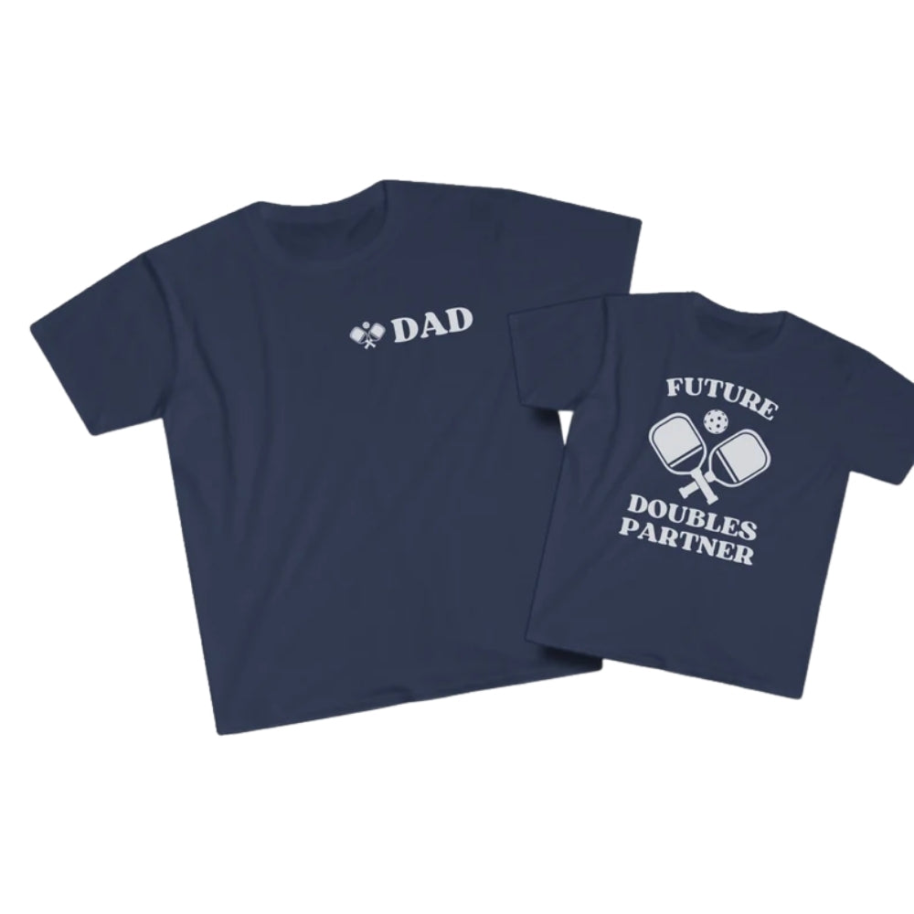 Future Doubles Partner Matching Pickleball Dad And Son T Shirt, Matching Family Pickleball Shirts For Father Day ET0654