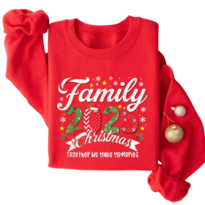 Personalized Family Christmas Matching Sweatshirts, Custom Christmas Family Sweatshirts ET1341