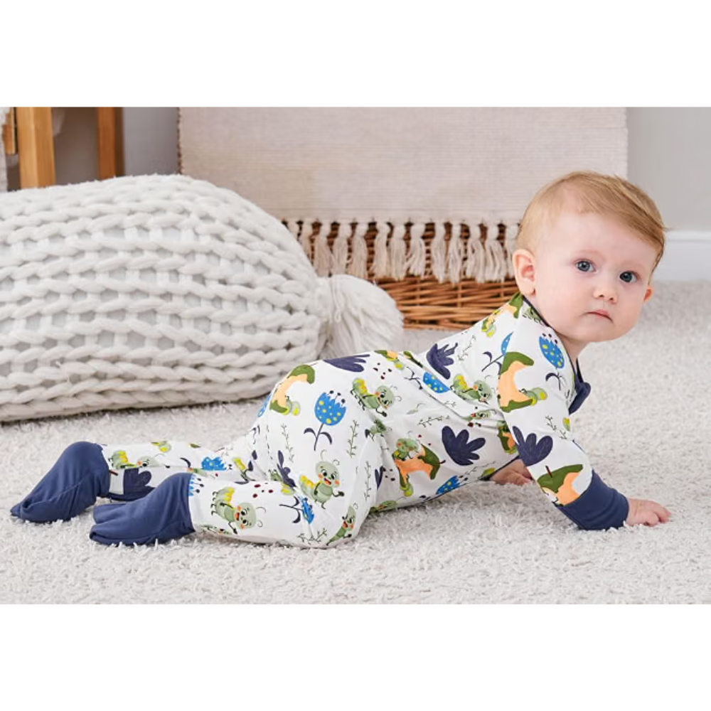 Caterpillar Baby Convertible Romper Zipper, Caterpillar Baby Romper Convertible BB0609