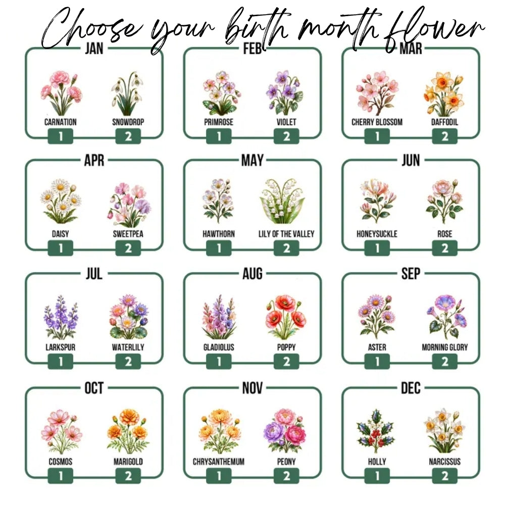 To My Daughter In Law Personalized Birth Month Flower Planter, Custom Wedding Pot For Daughter In Law WD0336