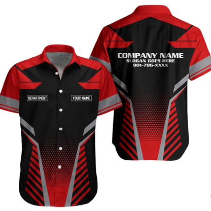 Custom Mechanic Team Hawaiian Shirt For Men, Custom Mechanic Workwear Shirts HE0252