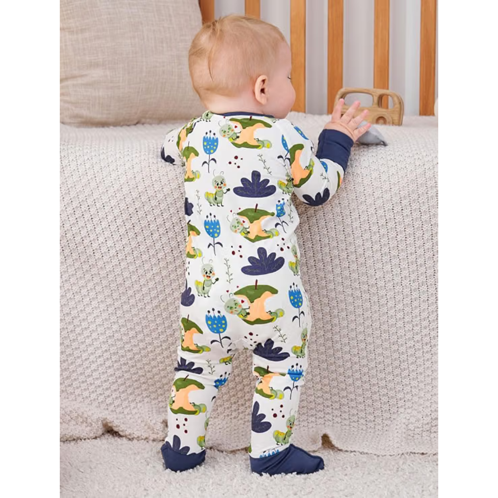 Caterpillar Baby Convertible Romper Zipper, Caterpillar Baby Romper Convertible BB0609