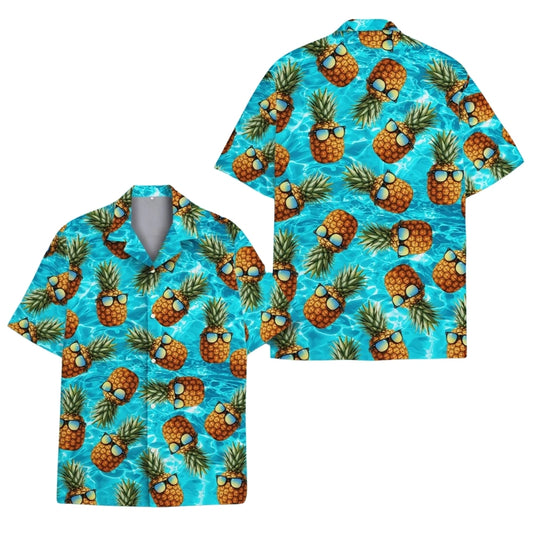 Sunglasses Pineapple Hawaiian Shirt For Men Women, Funny Pineapple Hawaiian Shirts HE0075