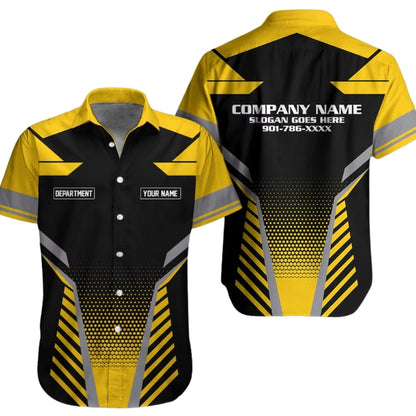 Custom Mechanic Team Hawaiian Shirt For Men, Custom Mechanic Workwear Shirts HE0252