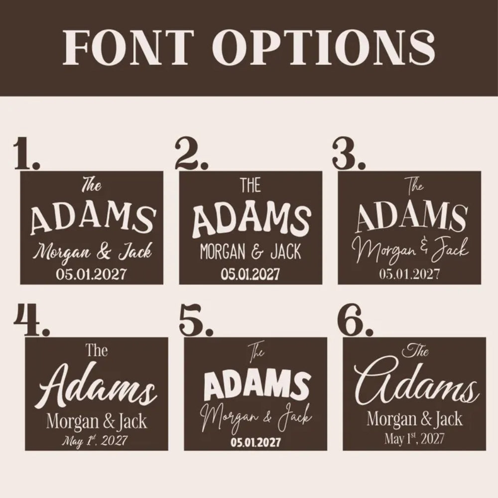 Custom Couple Name And Date Fabric Wedding Welcome Sign Green Striped, Personalized Linen Wedding Welcome Sign WD0914