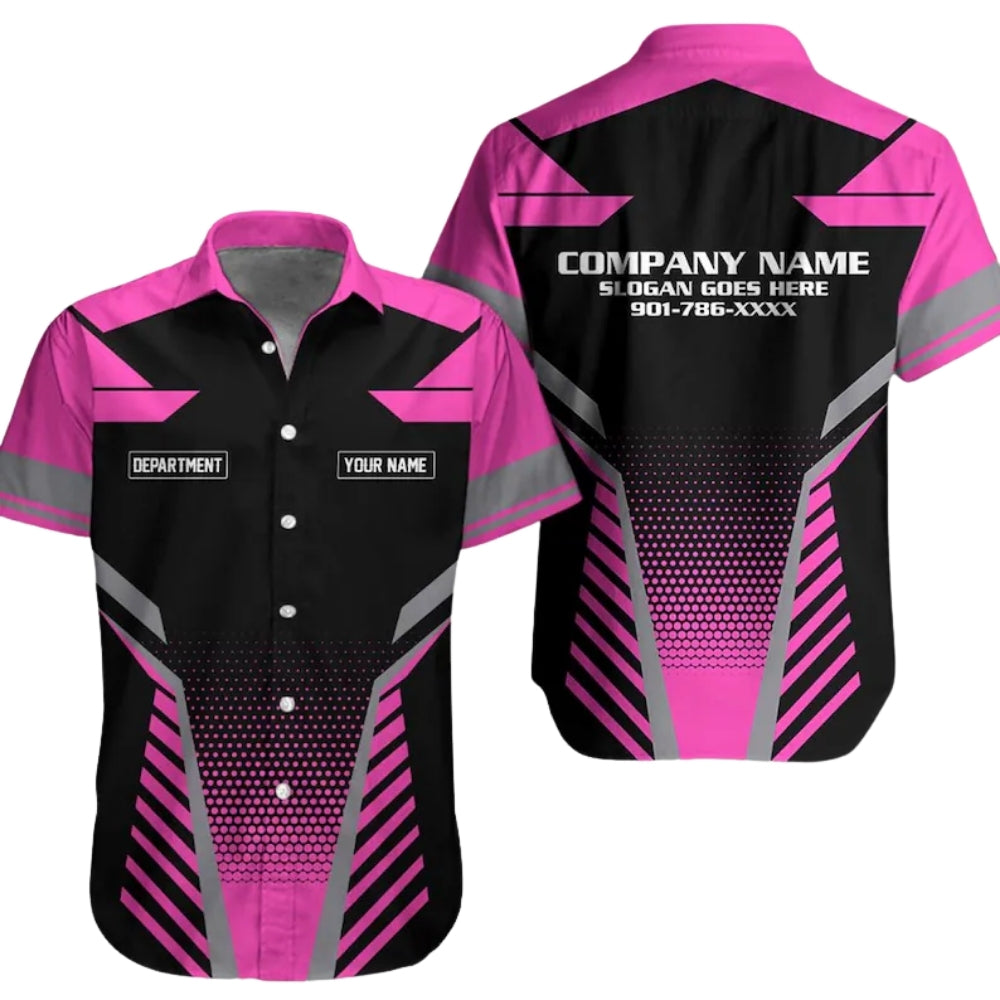 Custom Mechanic Team Hawaiian Shirt For Men, Custom Mechanic Workwear Shirts HE0252