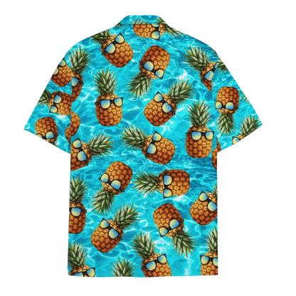 Sunglasses Pineapple Hawaiian Shirt For Men Women, Funny Pineapple Hawaiian Shirts HE0075