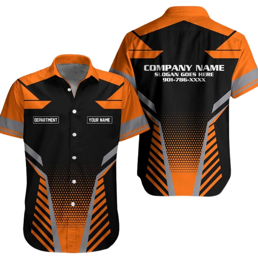 Custom Mechanic Team Hawaiian Shirt For Men, Custom Mechanic Workwear Shirts HE0252