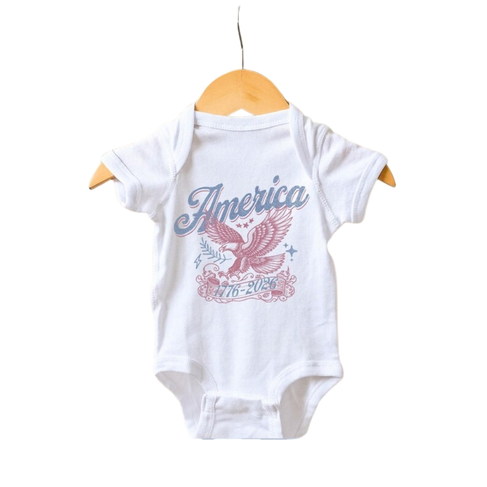 Eagle America 1776-2026 Matching Family T Shirts For Independence Day, Matching 4th Of July Family Shirts ET0300