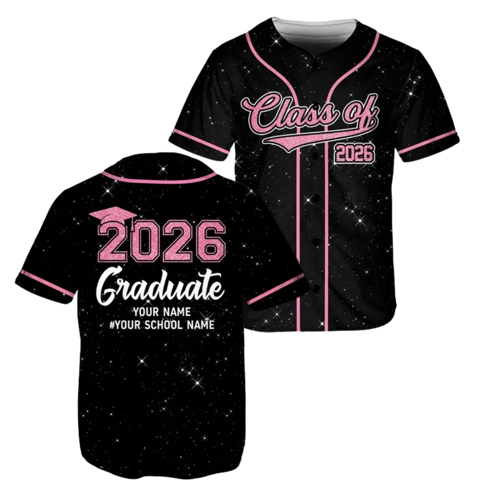 Personalized Proud Graduation Matching Family Baseball Jersey, Custom Matching Family Graduation Baseball Jerseys ET0720