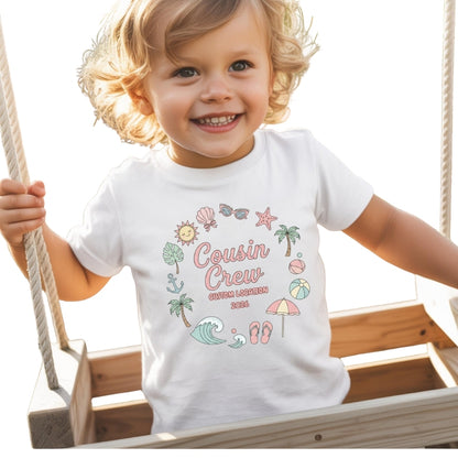 Personalized Cousin Crew Beach Matching T Shirts For Family, Custom Beach Cousin Shirts ET0446