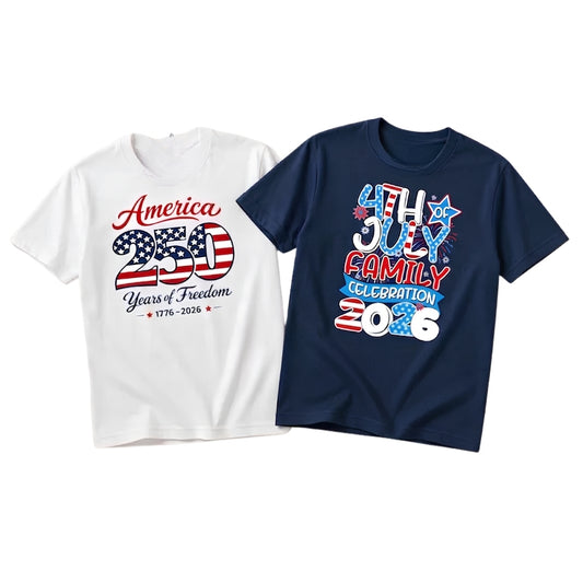 250 Years Of Freedom Matching Family T Shirts, 4th Of July Matching Shirts For Family ET0984