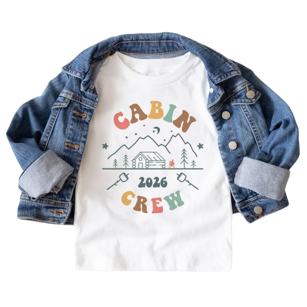 Cabin Crew Custom Family Matching T Shirt With Year, Custom Cabin Vacation Family Shirts ET1088
