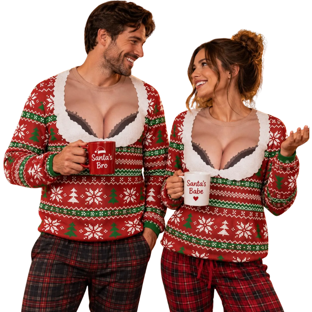 Funny Ugly Christmas Sweatshirt For Men Women, Xmas Funny Sweater 2D1180