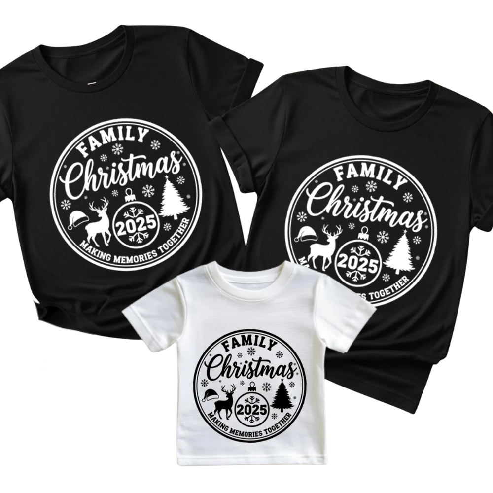 Family Christmas Making Memories Together Matching T Shirt, Custom Family Christmas Matching Shirt ET1176