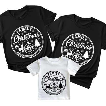 Family Christmas Making Memories Together Matching T Shirt, Custom Family Christmas Matching Shirt ET1176