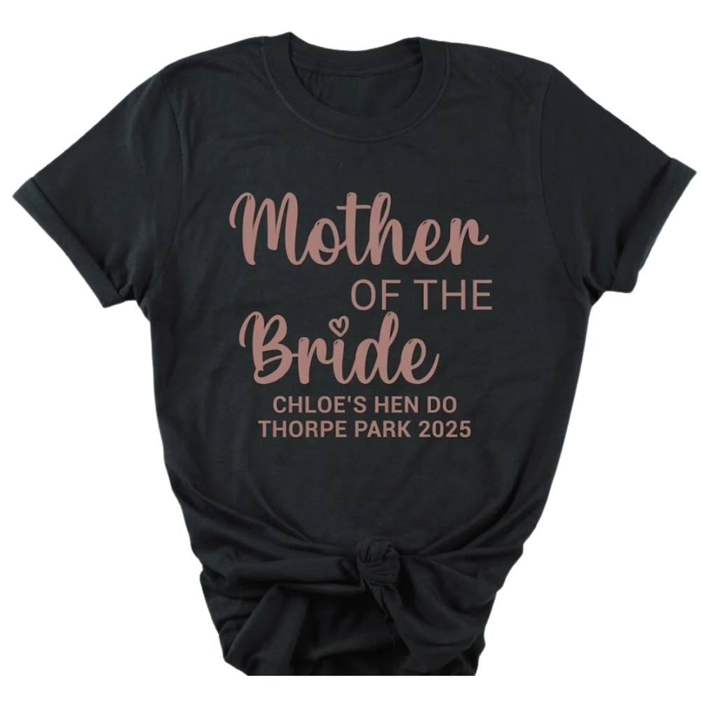 Team Bride Maid Of Honor Mother Of The Bride Matching T Shirts, Bridal Shower Party Matching Shirts ET1027