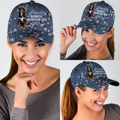 Bernese Mountain Proud Mom Classic Cap Hat, Summer Cap Hat For Dog Mom CO0613