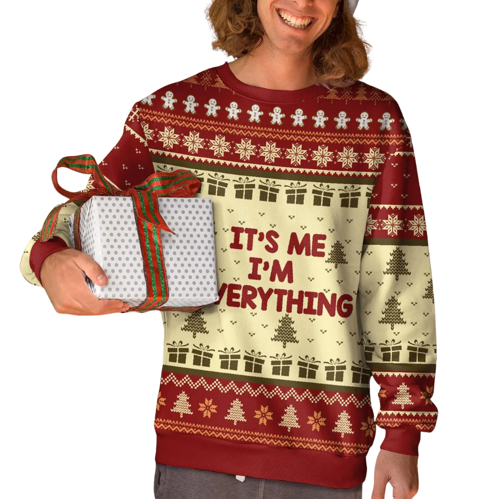 I Have Everything I Want For Christmas Matching Couple Ugly Sweater, Funny Christmas Ugly Sweatshirt For His And Her 2D1163