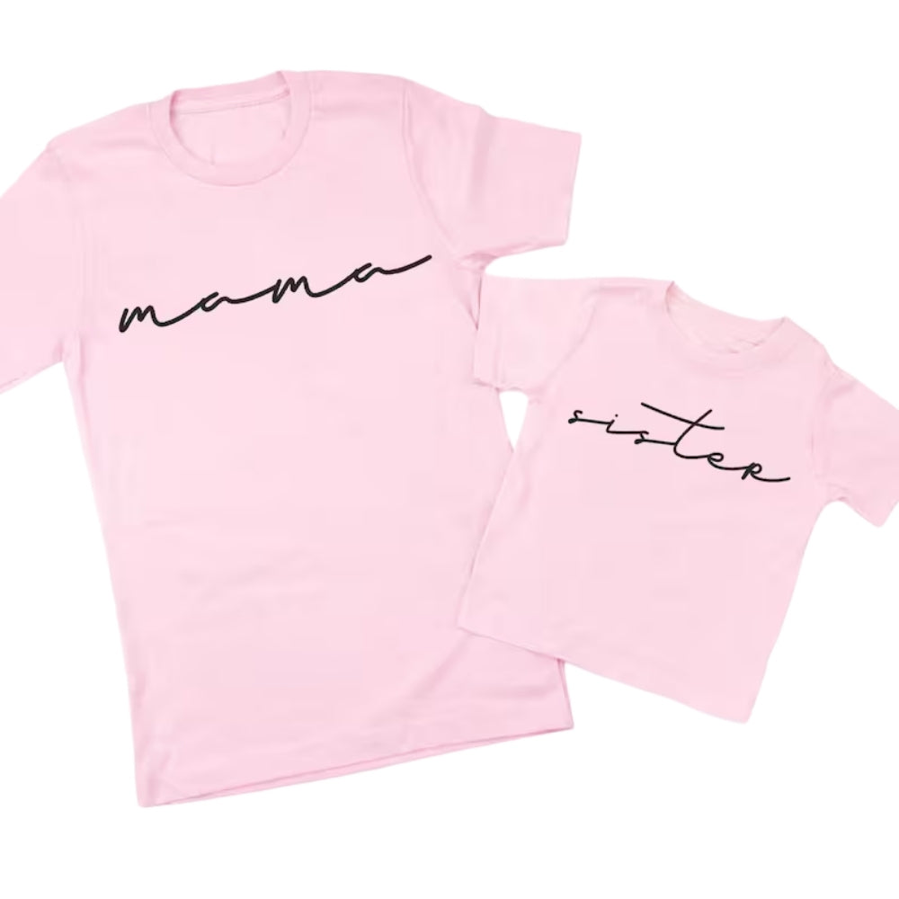 Custom Matching Family Papa Mama Mini T Shirts, Custom Matching Shirts For Family ET0156