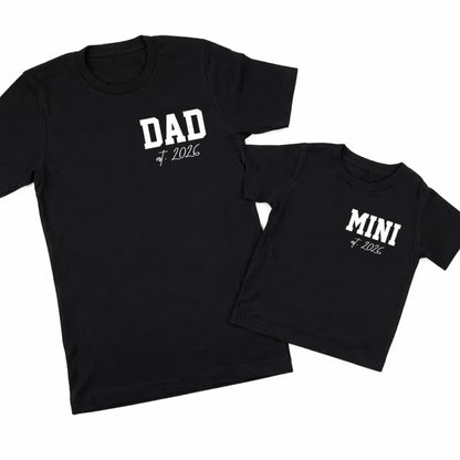 Custom Year Pregnancy Announcement Family T Shirts, Custom Matching Family Shirts To Announce Pregnancy ET0157