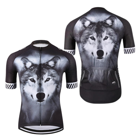 Men's Wolf Cycling Short Sleeve Jersey, Wolf Cycling Jerseys CZ0096