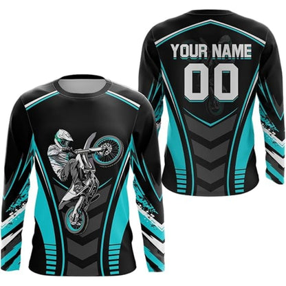 Custom Red Dirt Bike Racing Jersey Shirts For Men, Custom Dirt Bike Shirts MZ0029