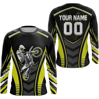 Custom Red Dirt Bike Racing Jersey Shirts For Men, Custom Dirt Bike Shirts MZ0029