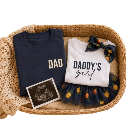 Dad Daddy's Girl Custom Year Matching Dad And Daughter T Shirt, Daddy With Daughter Matching Shirts ET0997