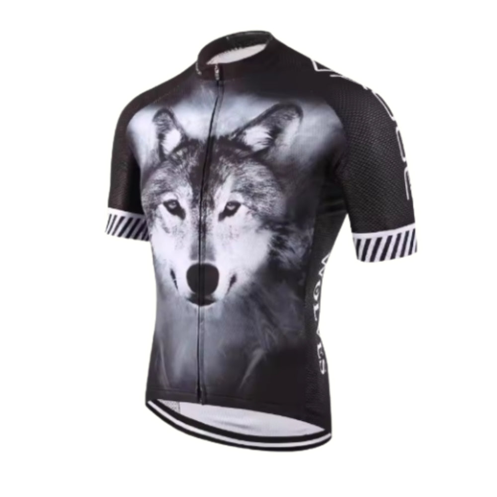 Men's Wolf Cycling Short Sleeve Jersey, Wolf Cycling Jerseys CZ0096
