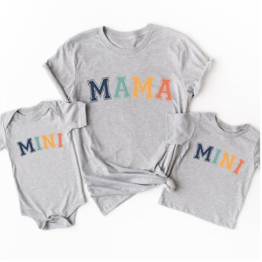 Family Matching Dada Mama Mini T Shirts, Matching Family Shirts ET0158