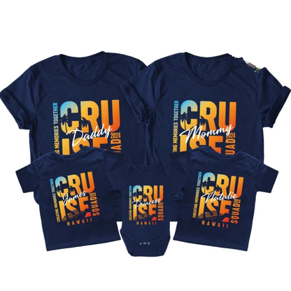 Custom Cruise Trip Family Matching T Shirts Making Memories Toghther, Custom Family Cruise Shirts ET0577