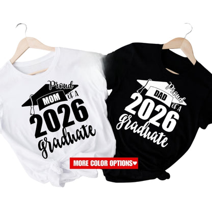 Proud Family Graduation Custom Matching T Shirts, Custom Graduation Matching Shirts For Family ET0452