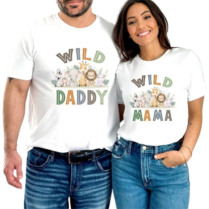 Young Wild And Three Custom Wild Birthday Matching T Shirts For Family, Custom Birthday Family Shirts ET0308