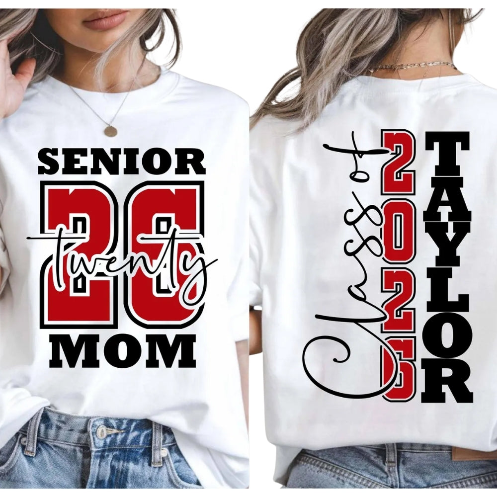 Custom Senior Class Of 206 Matching Family T Shirts, Personalized Matching Graduation Family Shirts ET0453