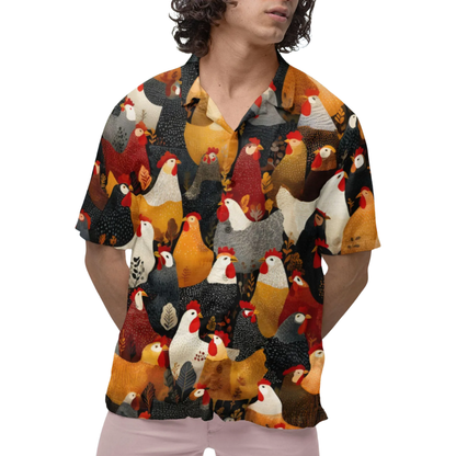 Chicken Hawaiian Shirt For Men And Women, Chicken Lover Hawaiian Shirt HE0364