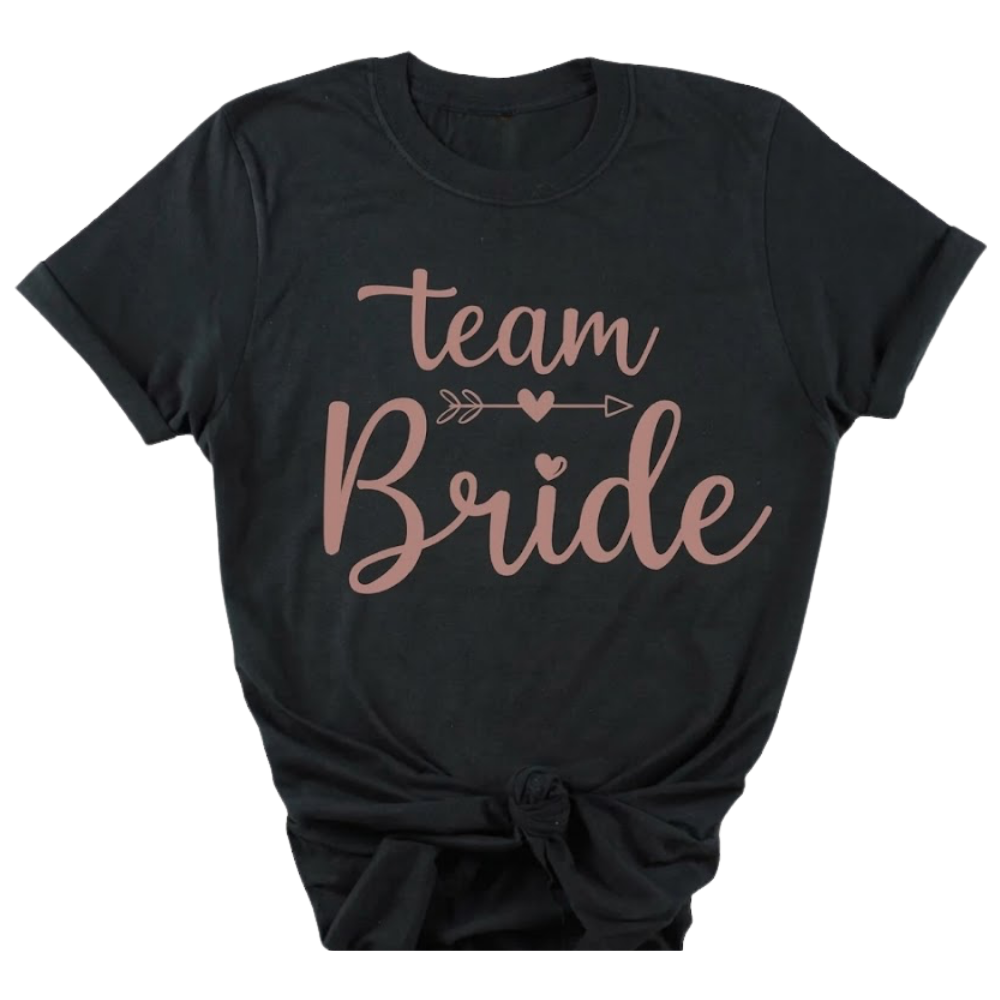 Bride Shower Party Matching T Shirts, Maid Of Honor Team Bride Bride Squad Matching Bridal Party Shirts ET1028
