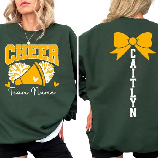 Custom Cheer Team Sweatshirts, Custom Cheer Sweatshirts 2D0008