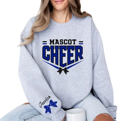 Custom Mascot Cheer Sweatshirts, Custom Cheerleading Sweatshirts 2D0017