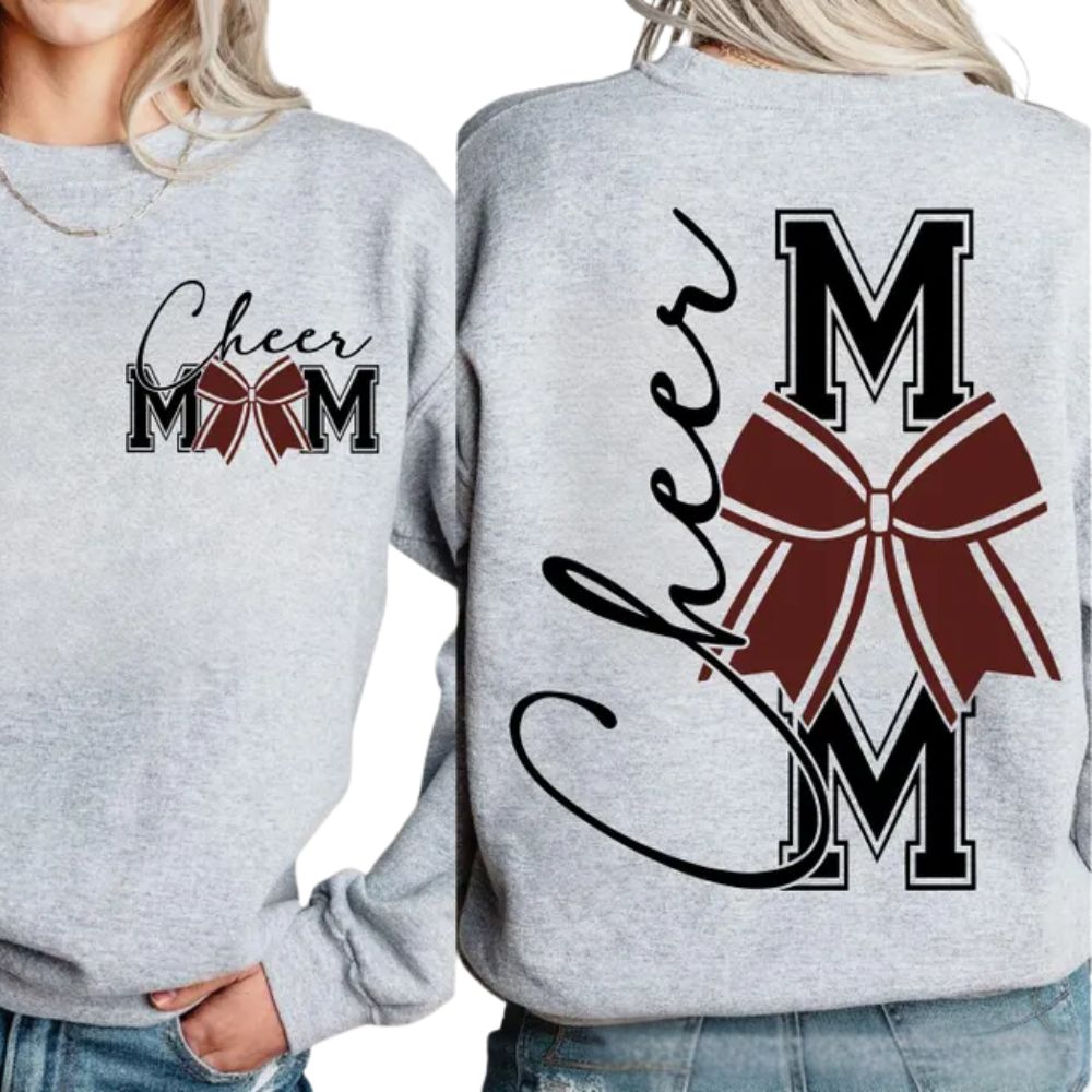 Coquette Cheer Mom Sweaters, Cheer Mom Sweaters 2D0021