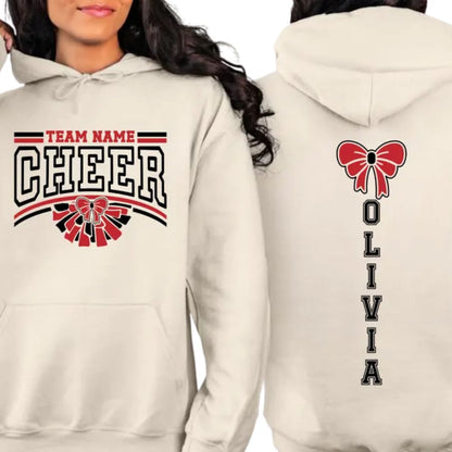 Custom Cheer Team Hoodies, Custom Cheer Hoodies 2D0028