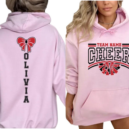 Custom Cheer Team Hoodies, Custom Cheer Hoodies 2D0028