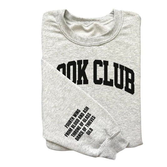 Custom Book Club Sweatshirt For Bookworm, Custom Reading Book Name Sweatshirt 2D0056