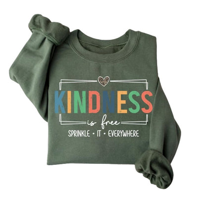 Kindness Is Free Sprinkle It Everywhere Sweatshirt, Kindness Sweatshirts For Teachers 2D0131