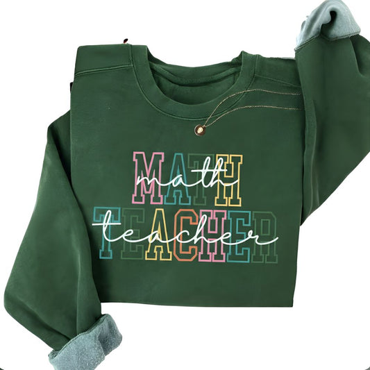 Women's Math Teacher Sweatshirts, Math Teacher Shirts 2D0160
