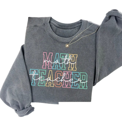 Women's Math Teacher Sweatshirts, Math Teacher Shirts 2D0160