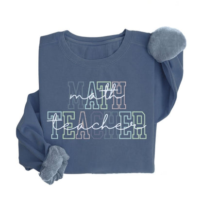 Women's Math Teacher Sweatshirts, Math Teacher Shirts 2D0160