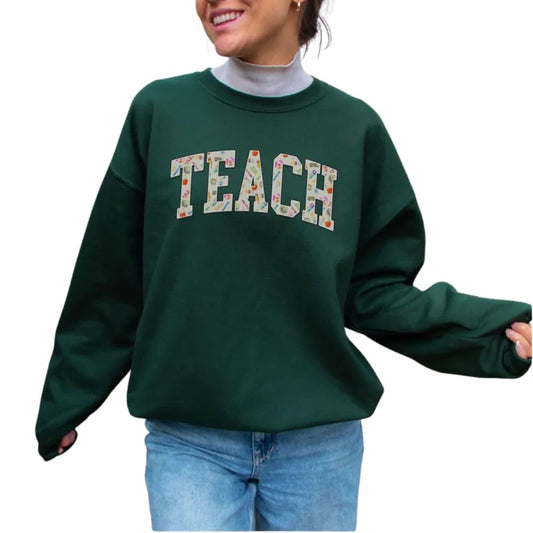 Cute Teacher Sweatshirts Womens, Teacher Sweatshirt 2D0172