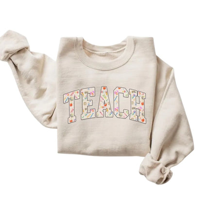 Cute Teacher Sweatshirts Womens, Teacher Sweatshirt 2D0172