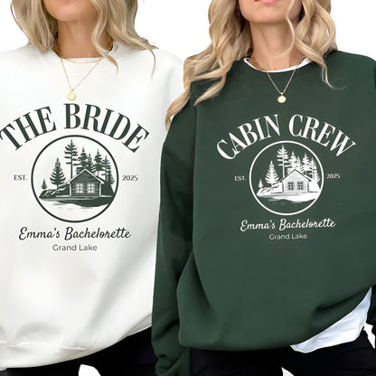 Custom Camp Bachelorette Sweatshirts For Women, Custom Bachelorette Party Sweatshirts 2D0197
